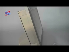 Caixa de filtro de ar HEPA utilizada em padrões elevados de qualidade do ar.